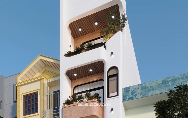 BÁN NHÀ 5.7 TỶ 4 TẦNG 60M2 ( ĐÔNG NAM ) MẶT ĐƯỜNG KHU BÃI VƯỢT