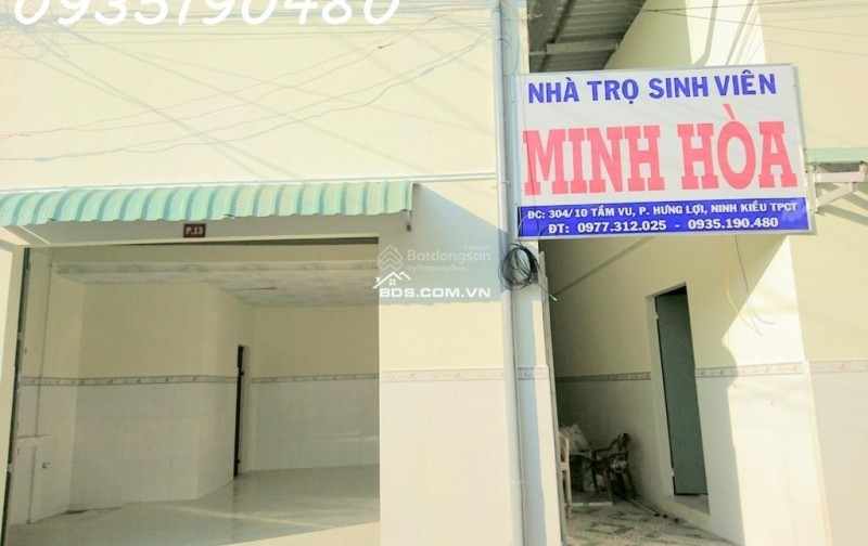 Nhà trọ có gác, phòng đẹp, rộng rãi ngay trung tâm TP. Cần Thơ , cầu Hưng Lợi