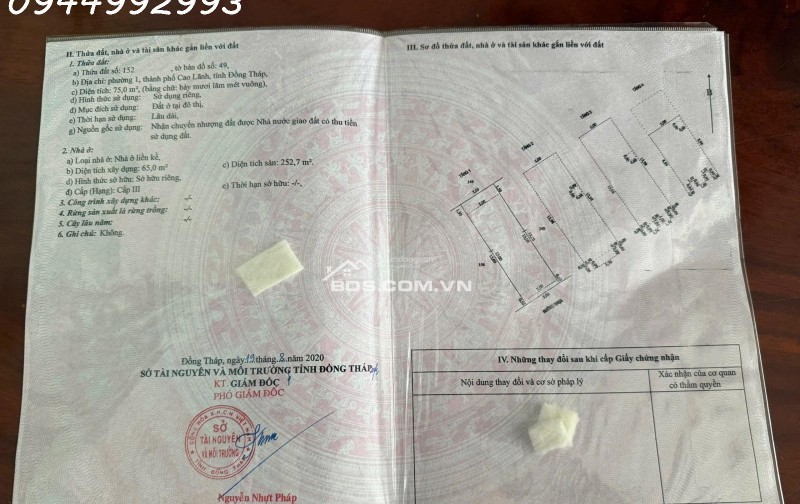 Bán Shophouse giá cực chất 8,2 tỷ. DT 75m2 tại Vincom Shophouse Cao Lãnh, Đồng Tháp