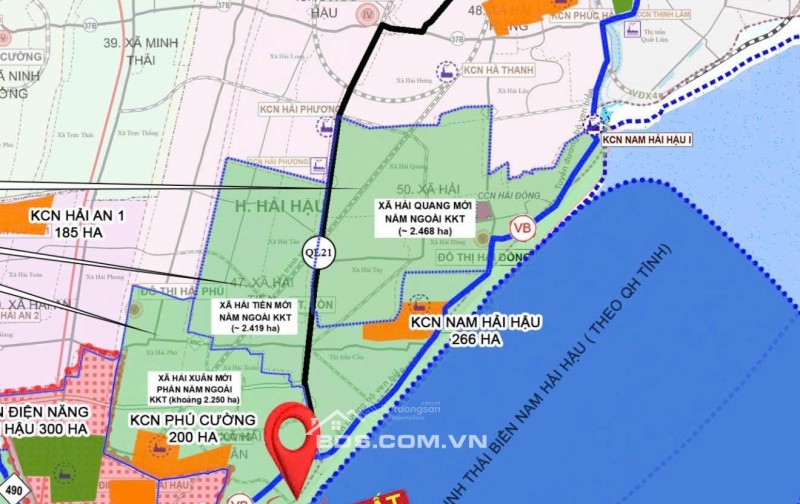 ĐẤT NỀN KHU KINH TẾ BIỂN NINH CƠ, TƯƠNG LAI RỰC RỠ.