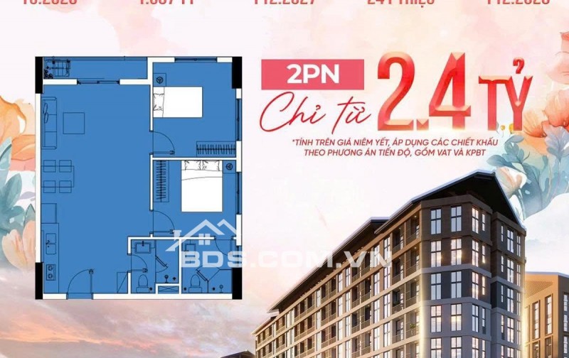 BÁN CĂN HỘ 2PN SUN URBAN CITY HÀ NAM – GIÁ CỰC TỐT, VIEW ĐẸP, ĐẦU TƯ SINH LỜI