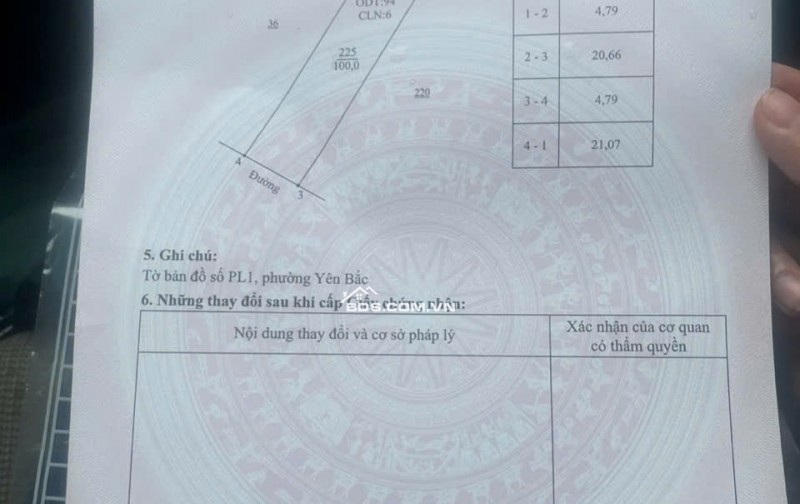 CHÍNH CHỦ BÁN ĐẤT TDP BÙI – GIÁ 2,5 TỶ – Ô TÔ VÀO TẬN ĐẤT