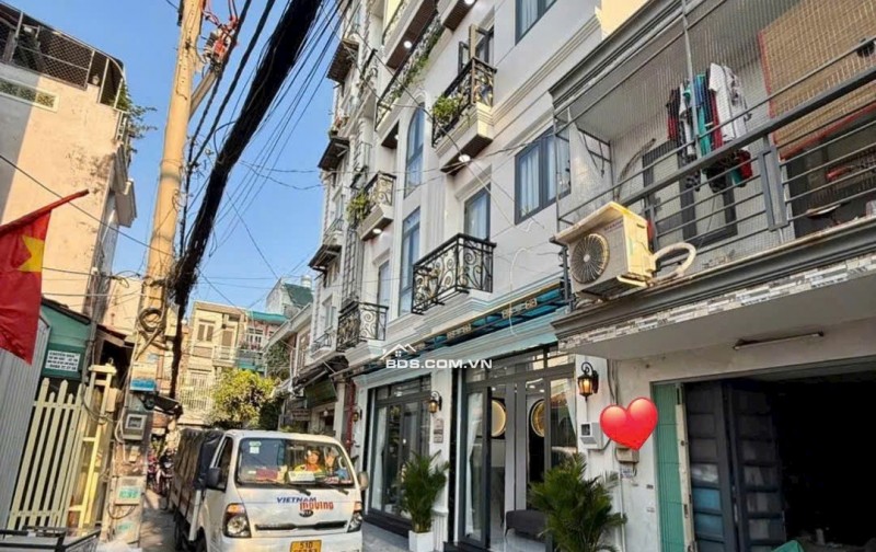 NHÀ MỚI KHU VIP HXH VÕ THỊ NHỜ – 4 TẦNG BTCT – MT HẺM >6M