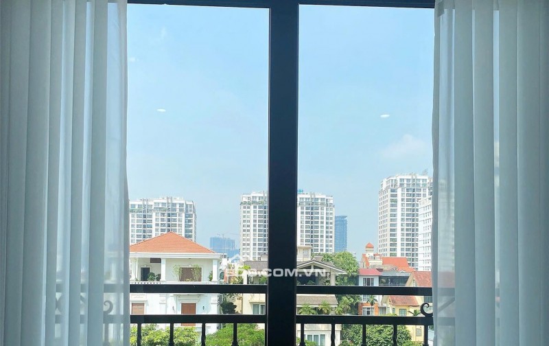 Cho thuê căn hộ cao cấp (1 ngủ + 1 khách) tại Lạc long Quân - Tây hồ, DT 41-43m2