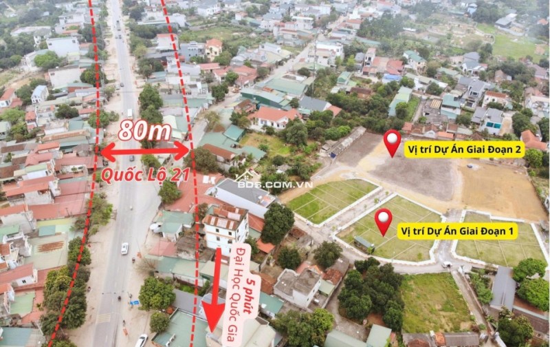 Bán đất Hoà Lạc gần Đại Học Quốc Gia Hà Nội vốn 1.980 tỷ, 0968 274 096