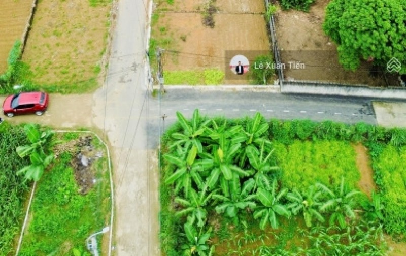 Lô đất 120.1m2 full thổ tại Đồng Trạng, Hòa Lạc mặt tiền 9,25m. Đường thông ôtô tránh. Chỉ 33tr/m2