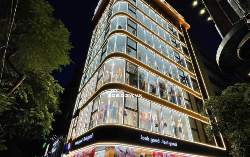 Nhà Đẹp Lô Góc Hai Mặt phố Triệu Việt Vương Mặt Tiền 15M 7 Tầng Thang máy 75 Tỷ
