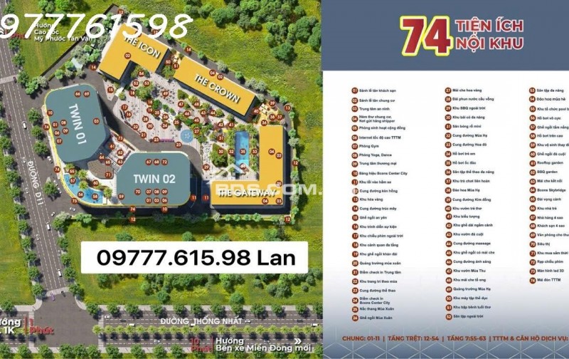 Bán căn hộ Bcons Center City liền kề ga Metro, ngay Làng Đại Học Quốc Gia TP. HCM