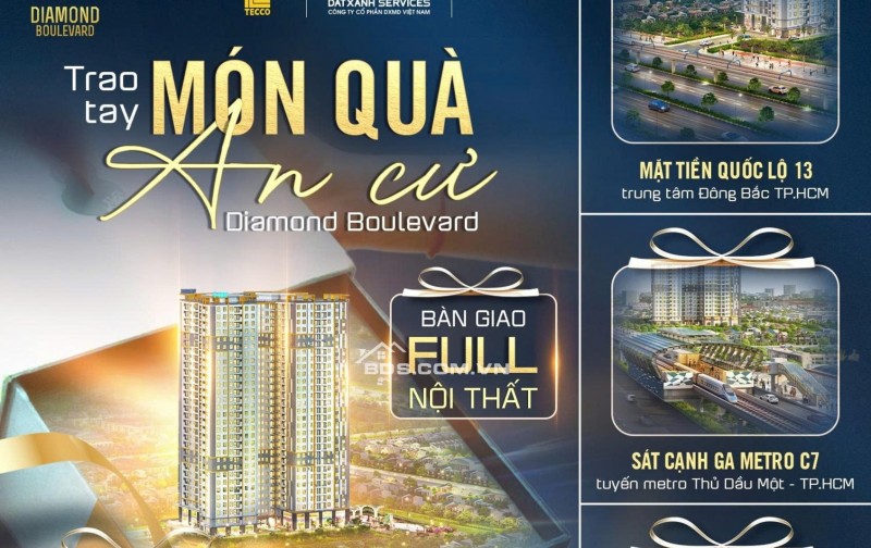 Nhận nhà ngay mặt tiền đường QL13 full nội thất chỉ với 36tr/m2