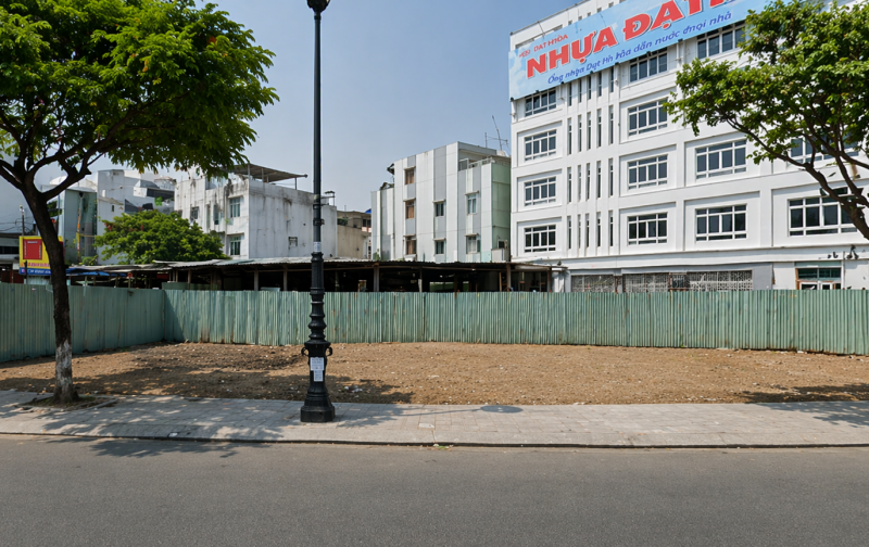 Siêu phẩm đất vàng 3 mặt tiền Điện Biên Phủ, Đà Nẵng — 1230.9m² mặt tiền 24m