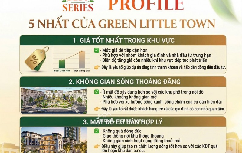 BÁN SIÊU PHẨM LIỀN KỀ  GREEN LITTLE TOWN 100M 5 TẦNG NHỈNH 17 TỶ