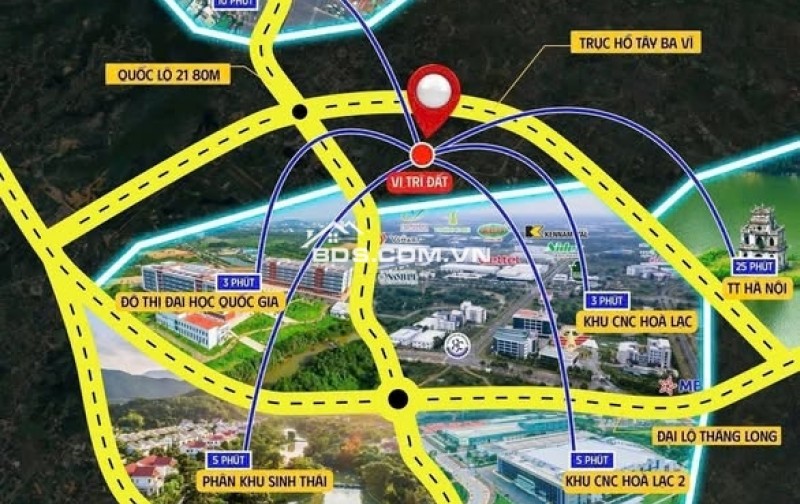 Đất Hòa Lạc giờ không còn là câu chuyện 'có nên mua không' mà là 'mua đoạn nào để còn biên'. Lô gần ĐHQG khu CNC, gần trục lớn, pháp lý rõ. Ai cần