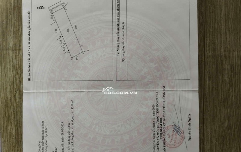 CHÍNH CHỦ CẦN BÁN NHÀ HỐ NAI 3 - TRẢNG BOM - GIÁ CỰC TỐT ĐẦU TƯ. LH 0908.771.609