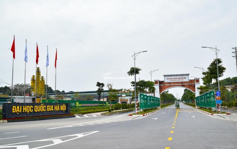 Chủ ngộp banh bán mảnh đất 128m2 rẻ hơn xung quanh 5 - 600 triệu ngay cạnh CNC Hoà Lạc