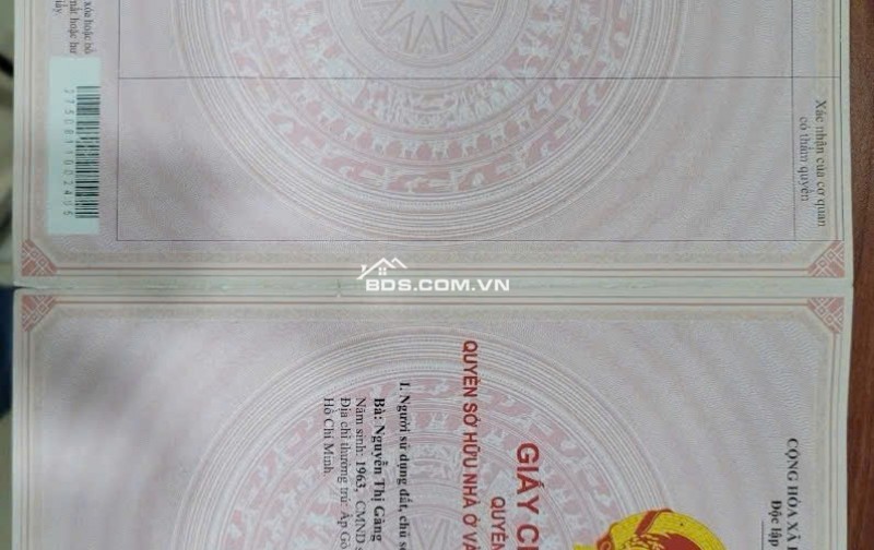 Chính chủ hạ giá bán gấp nhà Vườn Mặt tiền An Nhơn Tây - Củ Chi