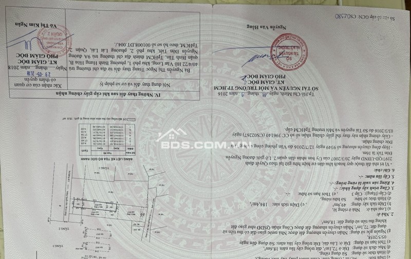 CẦN BÁN NHÀ MẶT TIỀN ĐƯỜNG NGUYỄN ĐÔN TIẾT, PHƯỜNG CÁT LÁI, QUẬN 2