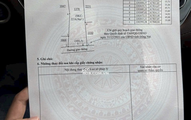 Bán đất xưởng Giang Điền, Trảng Bom, Đồng Nai