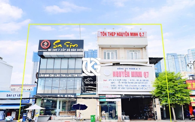 Cho Thuê Nhà Mặt Tiền: 784-786 Huỳnh Tấn Phát - Quận 7 - 20x40m, 3 tầng