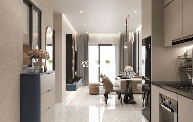 Căn hộ Bcons Newsky 55m2 thiết kế 2PN2WC giá trực tiếp từ CĐT