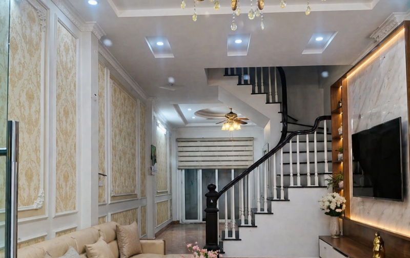  NHÀ ĐẸP THẠCH BÀN – Ô TÔ VÀO NHÀ – 4 TẦNG 4 NGỦ – GẦN PHỐ LỚN – 11.X TỶ 