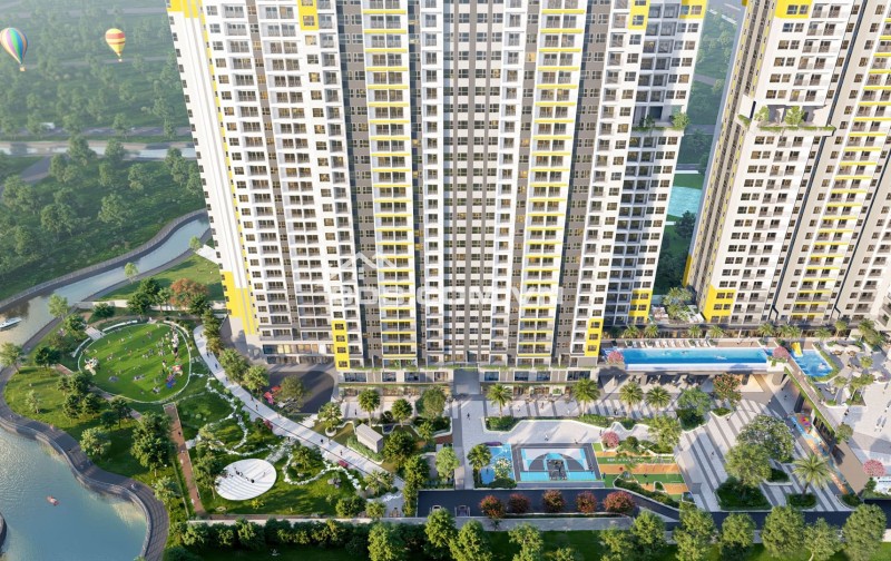 Căn hộ Bcons Newsky 55m2 thiết kế 2PN2WC giá trực tiếp từ CĐT