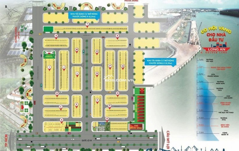 Đất KDC Phước Đông 136m2 sổ sẵn giá tốt