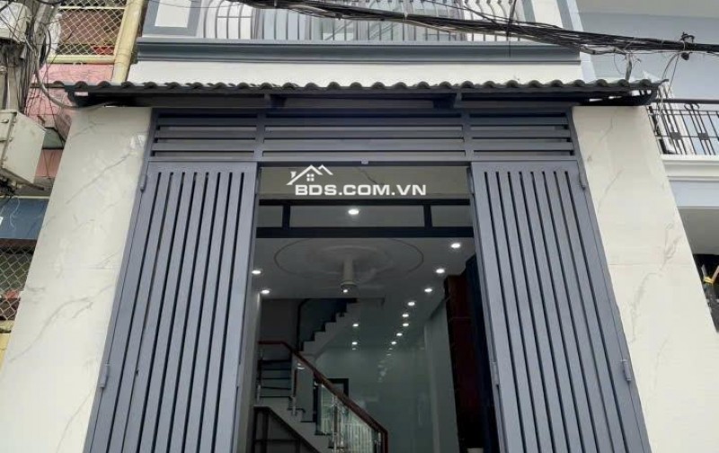 BÁN NHÀ HẺM THÔNG 5M ĐẶNG CHẤT GIÁP QUẬN 1, 5,  4PN - 3 TẦNG SỔ RIÊNG GIÁ 7.99 TỶ