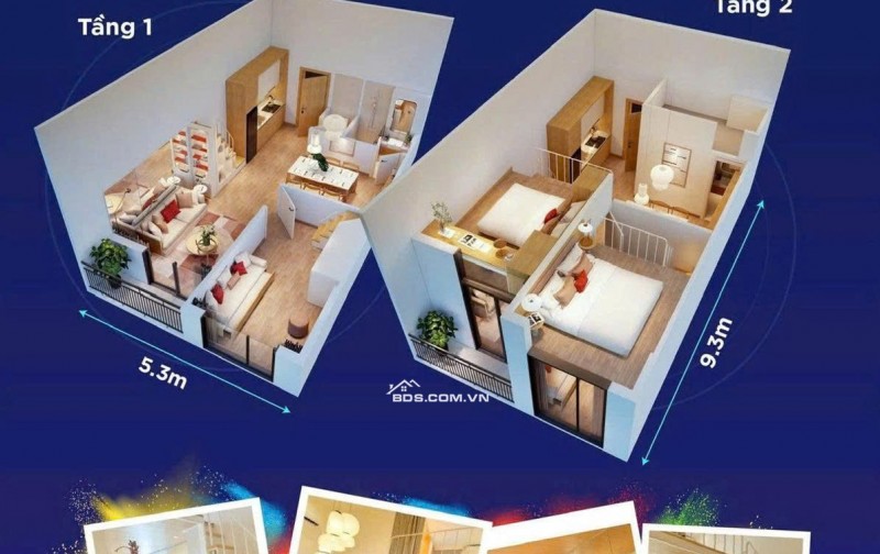  CĂN HỘ GÁC XẾP 1BR+ ĐỘC ĐÁO — TÒA P25 SUN URBAN CITY HÀ NAM