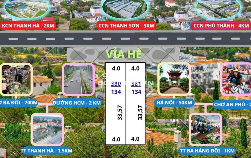  ĐẤT MẶT ĐƯỜNG QUỐC LỘ 21 – TRUNG TÂM BA HÀNG ĐỒI – CƠ HỘI VÀNG CHO NHÀ ĐẦU TƯ! 