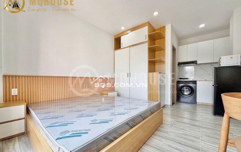 CHO THUÊ CĂN HỘ DỊCH VỤ MINI 199/57 LÊ QUANG ĐỊNH, 30M2 CHỈ 8TR/TH. LH:0346614990.