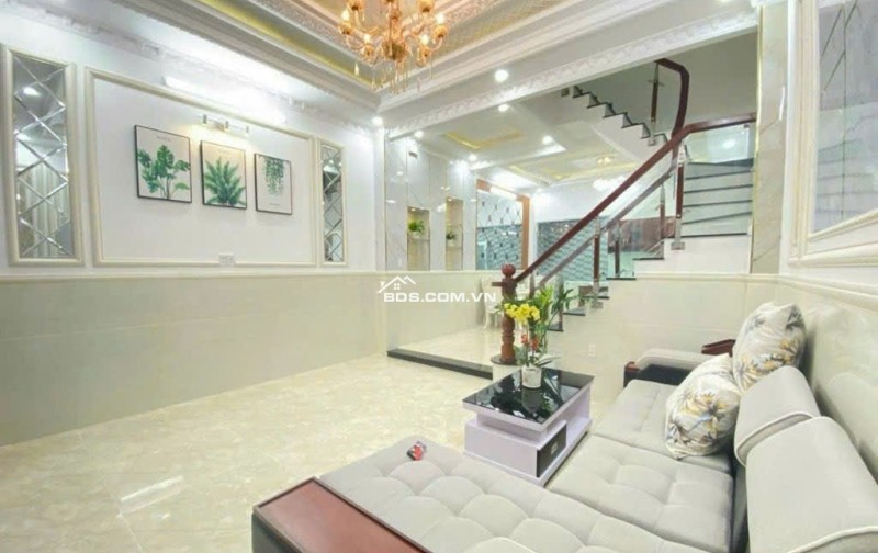 CHỈ 7.x TỶ- NHÀ 4 TẦNG- GẦN HOÀNG QUỐC VIỆT- HUỲNH THỊ ĐỒNG- HXH 6M- DT 4.6 x 12 - 2 LẦU- 4PN- HOÀN CÔNG.