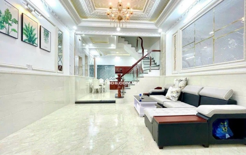 CHỈ 7.x TỶ- NHÀ 4 TẦNG- GẦN HOÀNG QUỐC VIỆT- HUỲNH THỊ ĐỒNG- HXH 6M- DT 4.6 x 12 - 2 LẦU- 4PN- HOÀN CÔNG.