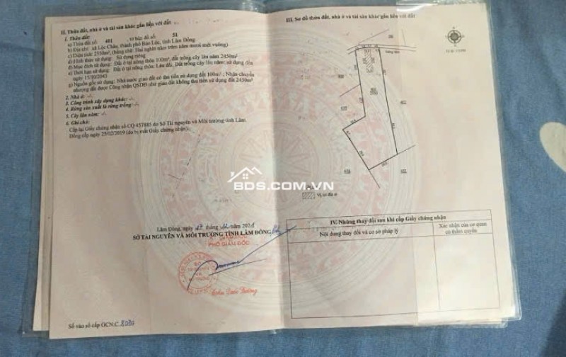 BÁN ĐẤT VIEW ĐẸP TẠI TP. BẢO LỘC – GIÁ CHỈ 1,4 TỶ/SÀO