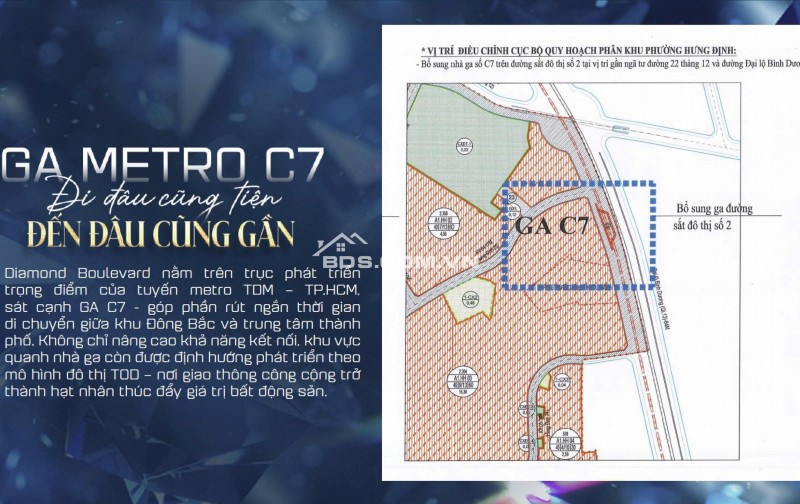 CĂN HỘ DIAMOND BOULEVARD: MẶT TIỀN QUỐC LỘ 13 - TRUNG TÂM ĐÔNG BẮC TPHCM