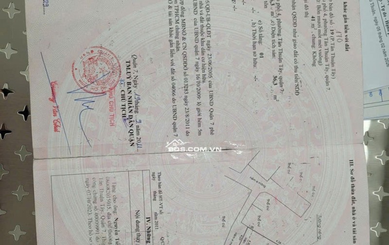 BÁN NHÀ GẦN ĐH TÀI CHÍNH MARKETING – QUẬN 7, TPHCM CHỈ NHỈNH 4 TỶ. LH:0909861382