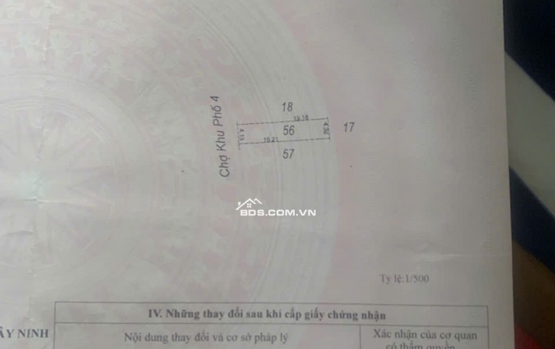 BÁN ĐẤT TẠI CHỢ DT81M2 SHR TRÊN ĐẤT CÓ NHÀ TIỀN CHẾ CỬA KÉO ĐÀI LOAN 950TR LH:0974004184 GẶP TRUNG.