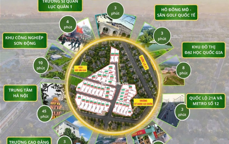 CHÍNH CHỦ CẮT LỖ BÁN NHANH LÔ ĐẤT 100M2, MT 5M, ĐẤT Ở HÒA LẠC, GIÁP MẶT ĐƯỜNG QL21A.