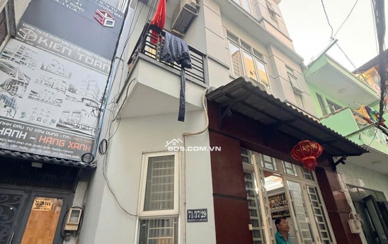 Bán nhà hẻm 4 tầng Bình Thạnh, 4PN, 40m2, sổ hồng, 7.6 tỷ - 0903821326