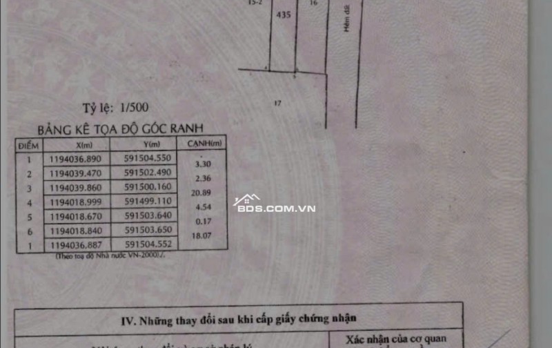 ĐẤT HẺM 151/67/ ĐƯỜNG LK4-5 PHƯỜNG BÌNH TÂN. 92M2 SHR CHỈ 4TY850TR. LH:0989915732