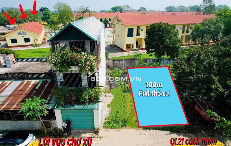 HÀNG HIẾM MẶT QUỐC LỘ 21 DIỆN TÍCH 100M  CHÍNH CHỦ EM CẦN BÁN