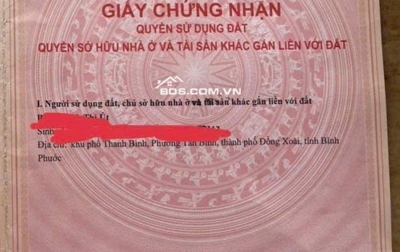 BÁN ĐẤT CHÍNH CHỦ 2400M2 TẠI TP ĐỒNG XOÀI CHỈ 16 TỶ 750 TRIỆU. LH:0977088568.