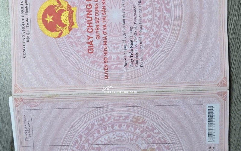 BÁN ĐẤT MẶT TIỀN đường MÂN QUANG 3 – SƠN TRÀ – ĐÀ NẴNG *