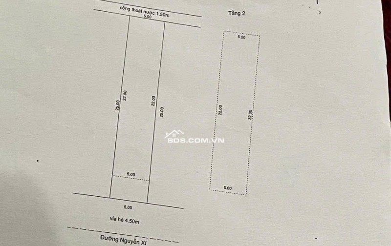 BÁN NHÀ 2 TẦNG MẶT TIỀN NGUYỄN XÍ – GẦN BIỂN HÒA MINH, ĐÀ NẴNG