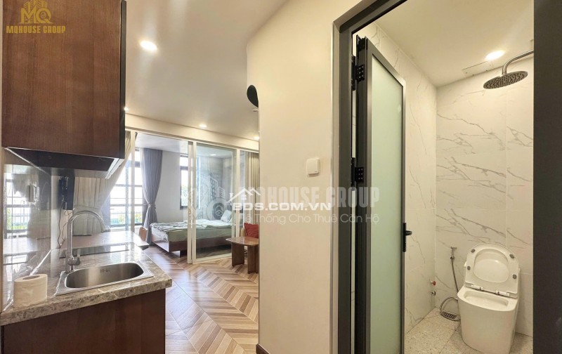 CHO THUÊ CĂN HỘ CAO CẤP , GẦN VÒNG XOAY HÀNG XANH, 55M2 CHỈ 13TR/TH. LH:0982048459.