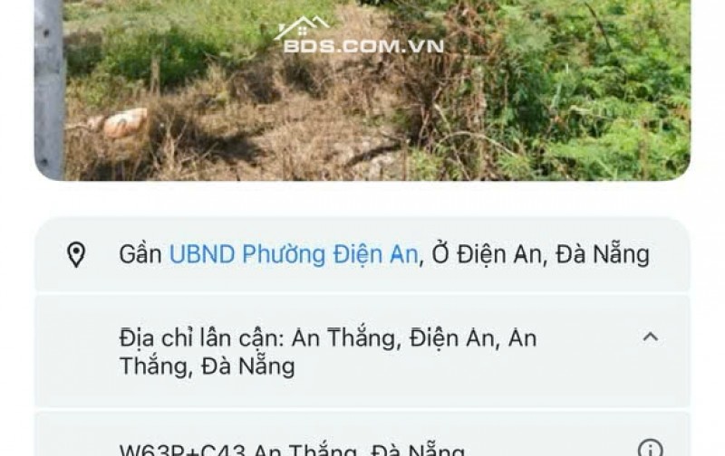 CẦN BÁN LÔ ĐẤT 194M2 – NGANG 10M – VỊ TRÍ ĐẸP TẠI PHƯỜNG AN THẮNG, ĐÀ NẴNG