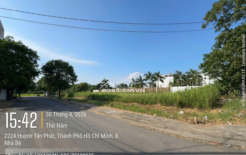 BÁN ĐẤT SIÊU VỊ TRÍ NHÀ BÈ CHỈ 5 TỶ 1