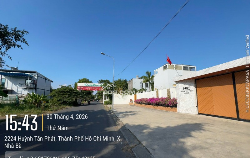 BÁN ĐẤT SIÊU VỊ TRÍ NHÀ BÈ CHỈ 5 TỶ 1