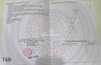 320 triệu có ngay đất vàng tại Bình Ân Gò Công Đông