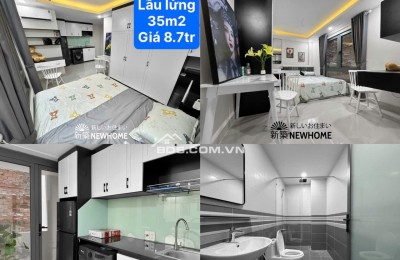 Cho thuê phòng full nội thất 35m2 TẦNG LỬNG số 90 Yên Thế Tân Bình