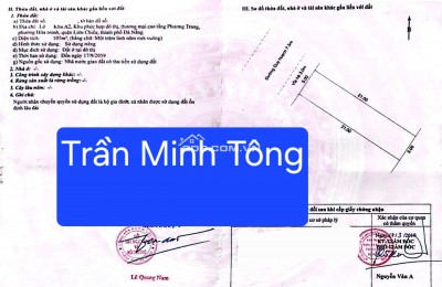 HÀNG HIẾM - Bán 1 cặp đất đường Trần Minh Tông - thông biển